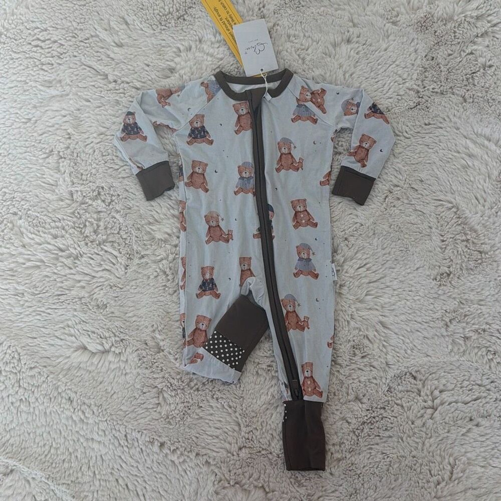 Bamboo Eloise Teddy Bear Zippy Size 6/12 Months